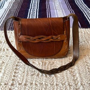 Vintage Handmade Leather Bag